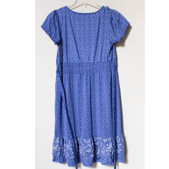 Blue Tiny Floral Daily Dress - Picture 3 of 5